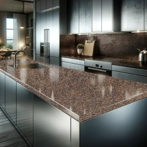 Desert Brown Granite – Premium Natural Stone for Elegant & Durable Spaces - Image 2