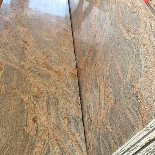Golden Fantasy Granite by Maharana Granites – Premium Golden Granite with Black Veining - Image 2